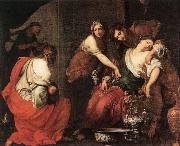 FURINI, Francesco The Birth of Rachel dgs oil painting artist